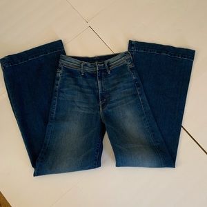 Mother denim high waist bell bottom jeans
